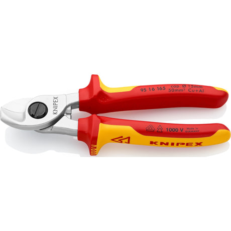 Knipex 95 16 165 cortacables vde - herramienta de corte profesional y potente