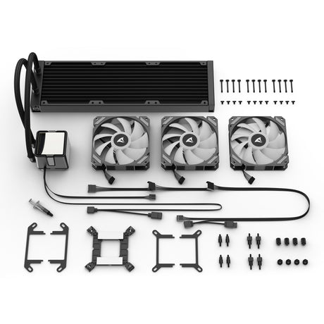 Sharkoon s60 argb refrigeración por agua (negro, pwm de 4 pines)