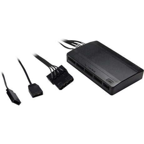 Inter-tech argus rgb fan set rs-06 ventiladores de caja (3 piezas, 120 x 120 x 25 mm, pwm)