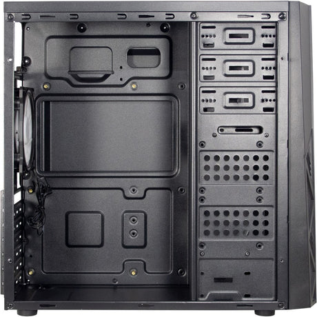 Carcasa midi tower inter-tech b-02 rgb (negro | 3x usb-a | rgb | ventana)