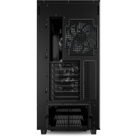 Carcasa midi tower Sharkoon rebel c70g rgb (color madera negro | 2x usb-a | 1x usb-c | rgb | vidrio templado)