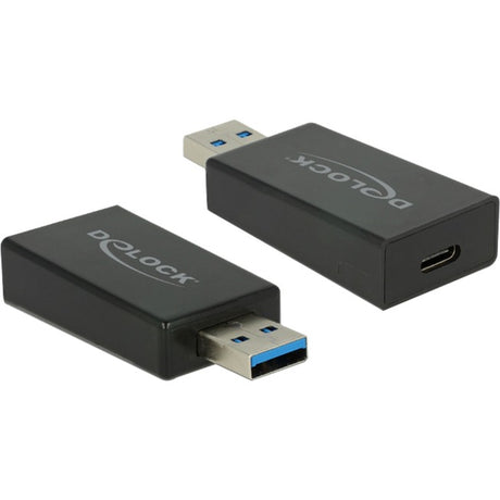 Delock Convertidor USB 3.1 tipo-a > Adaptador USB tipo-c (negro, 65689)