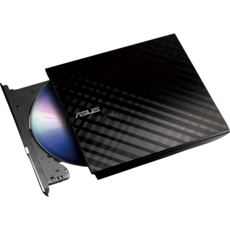 Grabadora de DVD externa Asus sdrw-08d2s-u lite (negro brillante, m-disc, venta al por menor)