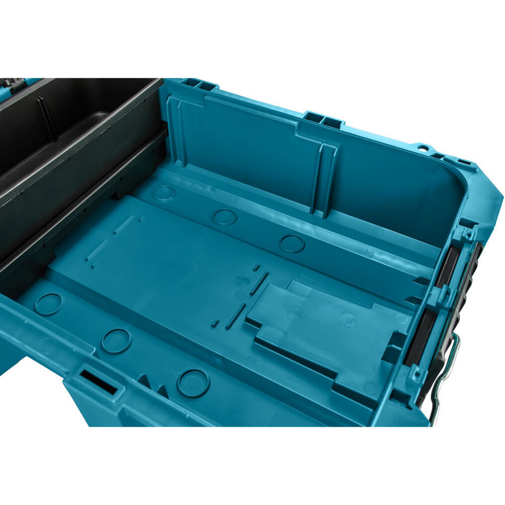 Caja de herramientas Makita Maktrak mediana (azul negro)