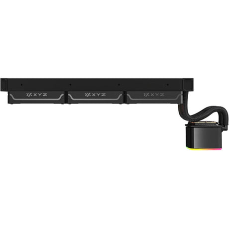 Xyz pc gear aquapulse aio 360 refrigeración por agua (negro, argb, pwm)