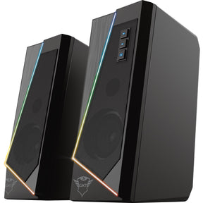 Trust GXT 609 Zoxa Juego de altavoces con iluminación RGB Altavoz para PC (negro, LED RGB)