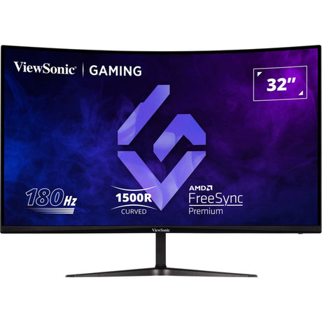 Monitor curvo para juegos Viewsonic vx3218-pc-mhd 32 (negro, 2x HDMI, 1x display port, 180 Hz)