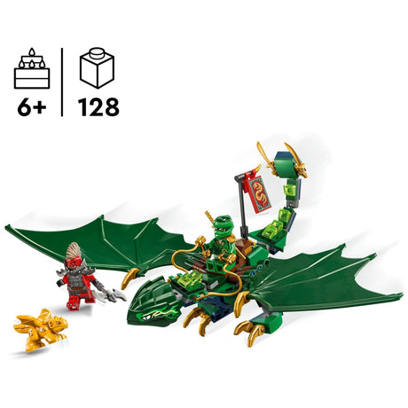 Lego ninjago 71829 dragón del bosque verde de lloyd