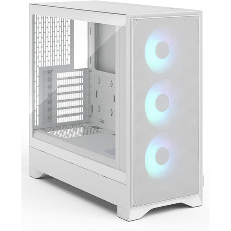 Fractal design pop 2 air rgb carcasa midi tower (blanco | 1x usb-a | 1x usb-c | rgb | vidrio templado)