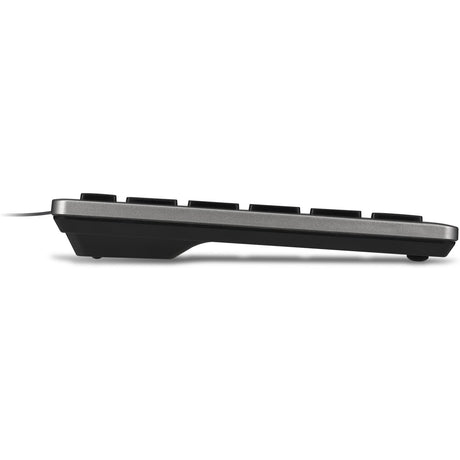 Kensington KB515 EQ USB-C USB-A teclado con cable (gris, diseño internacional de EE. UU. (QWERTY), interruptores de tijera, 100%)