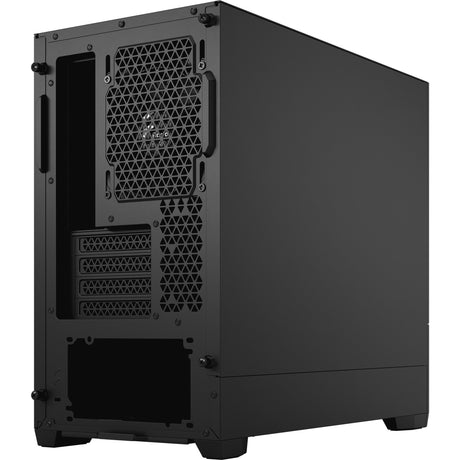 Fractal design pop mini silencioso negro sólido midi torre carcasa (negro | 2x USB-A)