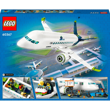 Lego city avión de pasajeros avión conjunto de juguetes - 60367