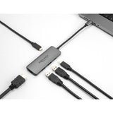 Delock Estación de acoplamiento USB tipo C 8k (gris oscuro, HDMI, USB, PD 3.0 100 W)