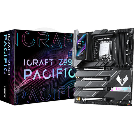 Placa base Maxsun MS-Icraft Z890 Pacific Socket 1851 (negro, RAID, 2,5 GB-LAN, WLAN, BT, Sonido, ATX)