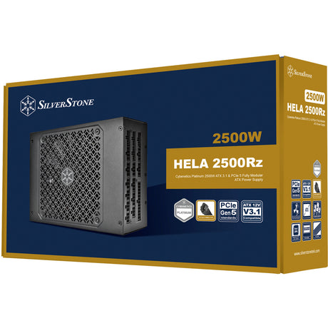 Fuente de alimentación Silverstone hela 2500r de 2500 vatios (negro, 4x 12v-2x6, 7x pcie)