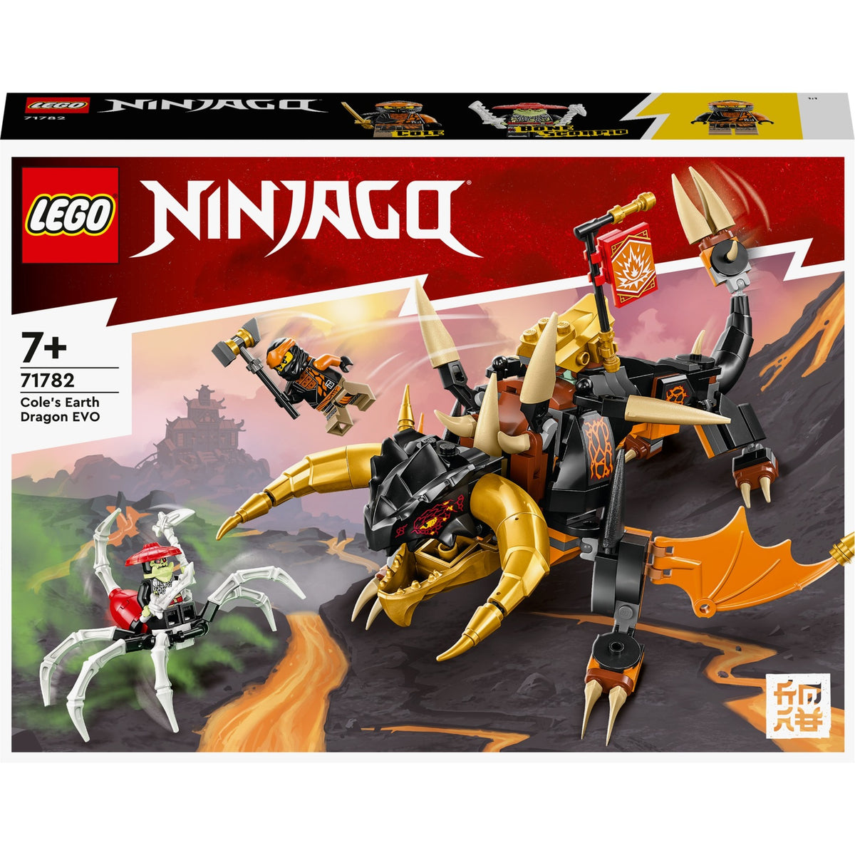Lego Ninjago - Juguete de construcción EVO del Dragón de Tierra de Cole (71782)