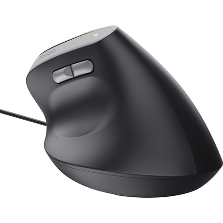 Trust bayo ii ratón ergonómico con cable (negro, 800 dpi - 2400 dpi)