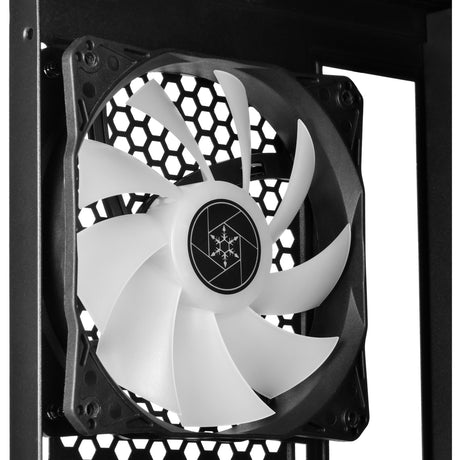 Carcasa torre midi Silverstone sst-fah1mb-pro (negro | 3x USB-A | RGB | vidrio templado)