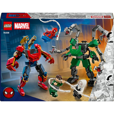Lego Marvel Mecha Duel: Spider-Man vs. Doc ock superheroes - kit de construcción para niños - 76338