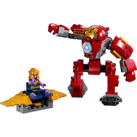 Lego marvel - juguetes de construcción iron man hulkbuster vs. thanos (76263)