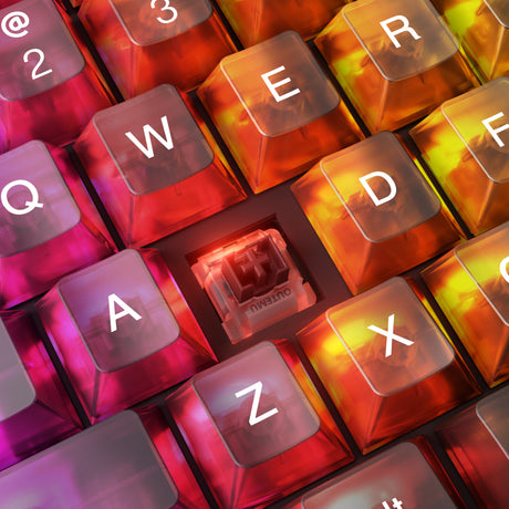 Teclado mecánico para juegos Lenovo legion k510 mini pro rgb (negro, diseño estadounidense (qwerty), 75%, interruptor marrón, intercambio en caliente, usb)
