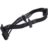 Adaptador Silverstone Molex de 4 pines > 4x sata de 15 pines (negro, pp07-btsb)