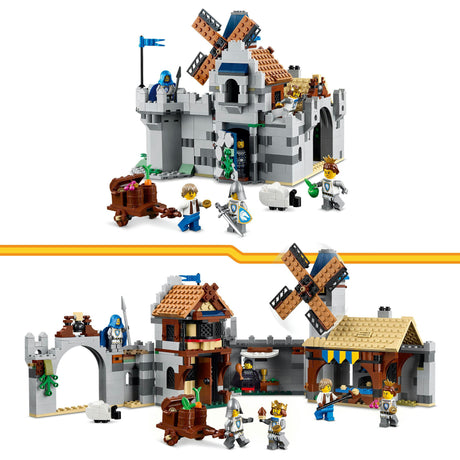Castillo medieval 3 en 1 creador de Lego® con caballeros a caballo - 31168