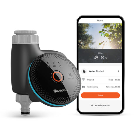 Control de agua inteligente Gardena, ordenador de riego