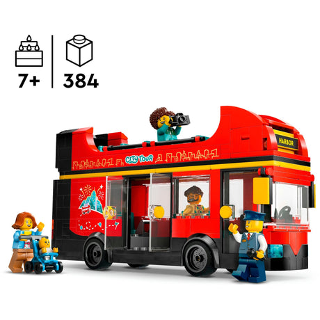 Autobús turístico rojo de dos pisos Lego City - 60407