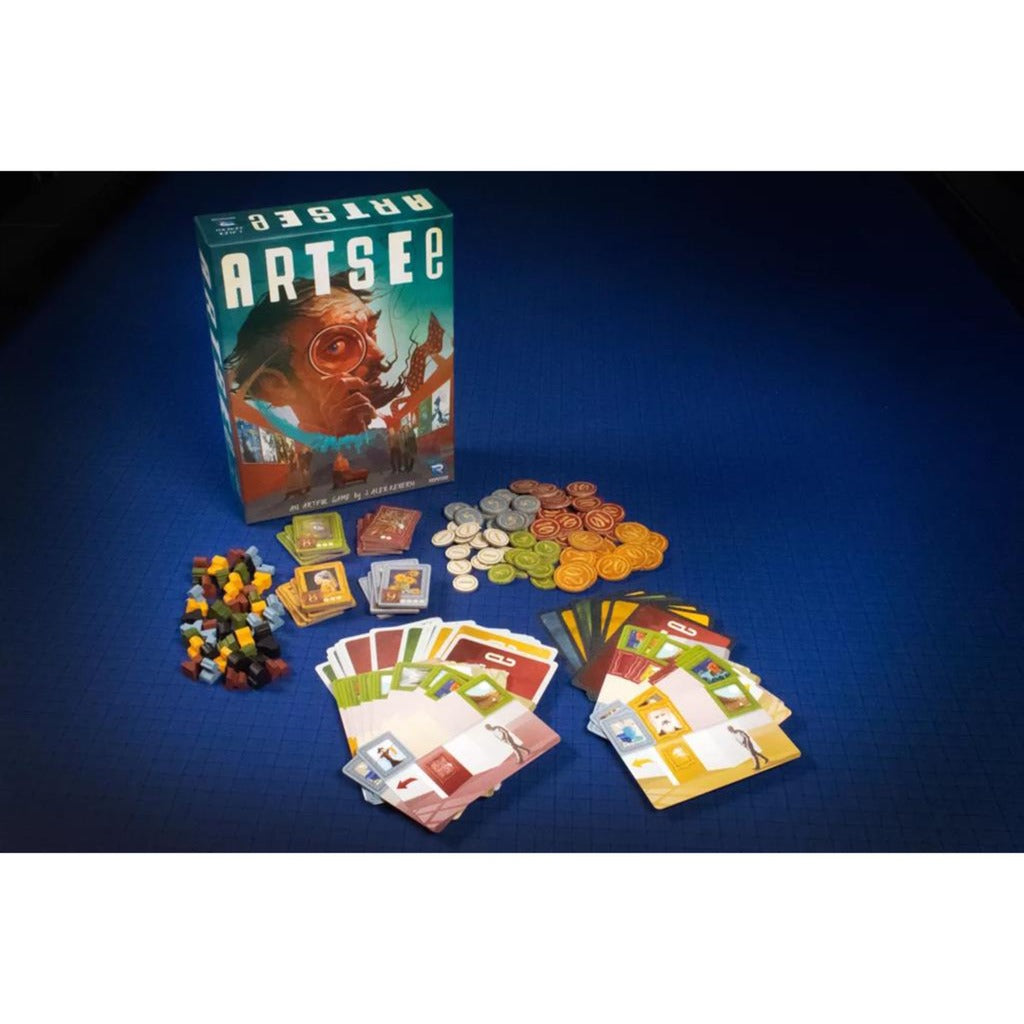 Juego de cartas artsee de la red europea de jugadores (inglés, 2 - 5 jugadores, 30 minutos, a partir de 12 años)
