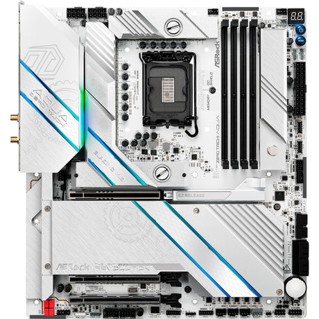 Placa base Asrock Z890 Taichi Aqua Socket 1851 (negra, RAID, 10GB-LAN, 5GB-LAN, Wi-Fi 7, BT, Sonido, E-ATX)