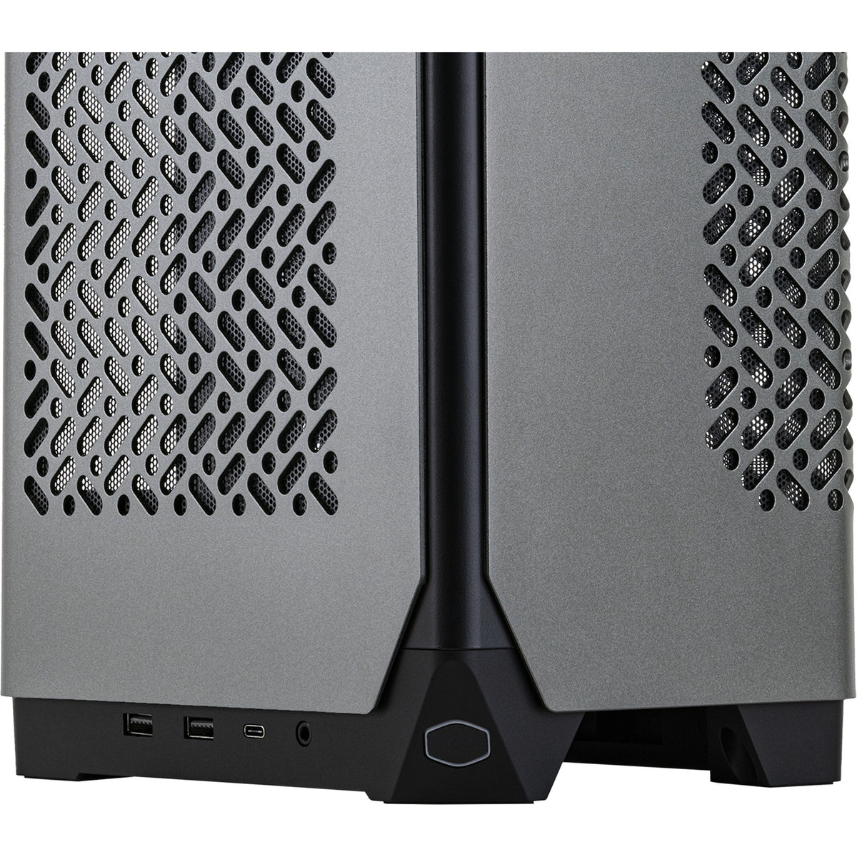 Carcasa mini torre Cooler master ncore 100 max (gris oscuro | 2x USB-A | 1x USB-C)