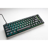 Teclado mecánico Ducky one 3 classic sf rgb (negro, diseño estadounidense (qwerty), marrón cereza mx, 65%, leds rgb, pbt de doble disparo, intercambiable en caliente, mecánica quack)