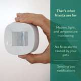 Sensor de movimiento Frient 2 detector de movimiento de mascotas (blanco, zigbee 3,0)