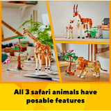 Lego creador 3 en 1 animales de safari - 31150