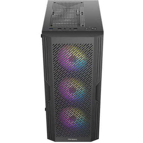 Carcasa torre midi Antec ax20 (negro | 3x USB-A | vidrio templado)