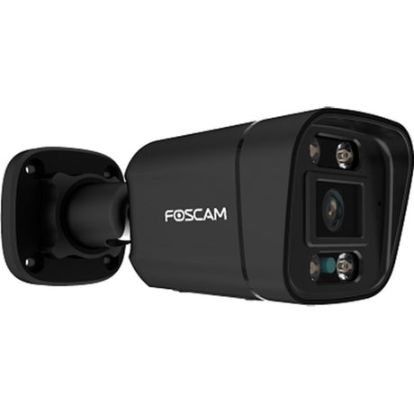 Foscam V8EP-B, Cámara de seguridad IP 8MP UHD POE con detección personal y de vehículos (negro, POE)