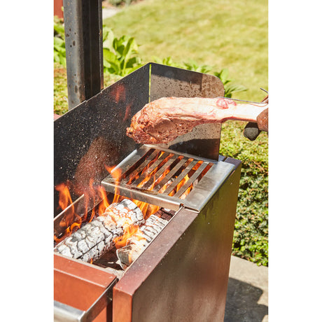 Barbacoa de carbón pedro barbecook fabricada en acero inoxidable