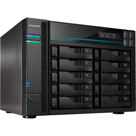 Asustor lockerstor 10 pro as7110t nas (negro)