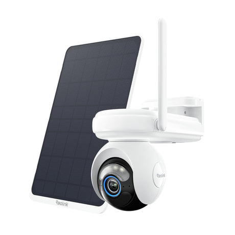 Reolink g650 + panel solar 3 cámaras de seguridad (blanco, 2k, 4mp, 4g lte)