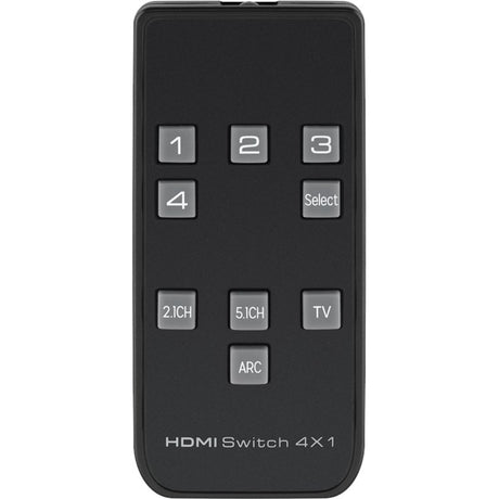 Conmutador Goobay HDMI 4-1 salida de audio Conmutador KVM 4K (negro)