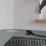 Brennerstuhl Tower Power USB Charger Socket 3 vías con doble entrada de carga USB 2m H05VV-F 3G1.5 totalmente empotrado en la mesa
