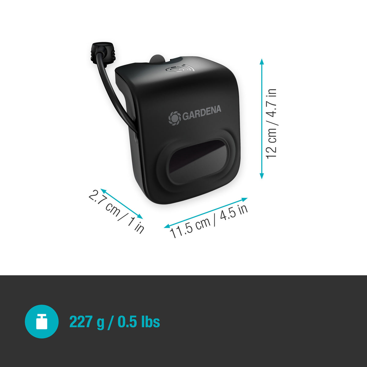 Radar anticolisión Gardena para sensor de cortacésped robótico (inteligente) Sileno (para cortacésped robótico inteligente Sileno pro, max, gratis)