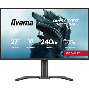 Monitor gaming Iiyama G-Master Red Eagle GB2771HSU-B1 27 (negro, 2x HDMI, DisplayPort, USB-A, USB-C, 240 Hz)