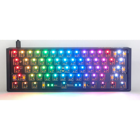 Teclado mecánico ducky one 3 mini ansi con diseño barebone rgb (negro, diseño estadounidense (qwerty), 60%, leds rgb, intercambio en caliente, barebone)