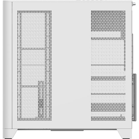 Carcasa de torre midi Thermaltake view 390 air snow (blanco | 2x USB-A | 1x USB-C | vidrio templado)