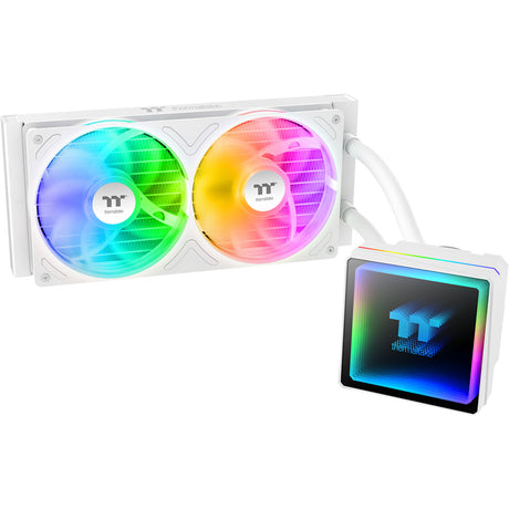 Thermaltake TH240-S V3 ARGB Sync AIO Enfriador líquido - Refrigeración por agua Edición Nieve (Blanco)