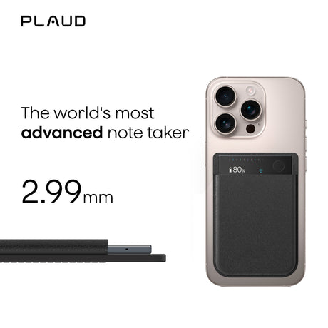 Máquina de dictado Plaud note pro (plateada, 64 GB, Bluetooth (BLE 5.4), Wi-Fi de doble banda (2,4 GHz 5 GHz))