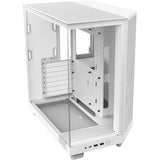 Carcasa midi tower nzxt h6 flow (blanco | 2x USB-A | 1x USB-C | vidrio templado)