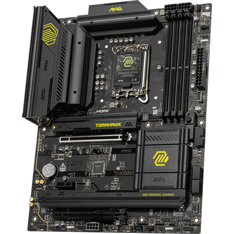 Placa base MSI Mag B860 Tomahawk WiFi Socket 1851 (RAID, 5GB-LAN, WiFi 7, BT, Sonido, ATX)
